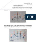 Resistencia de Los Materiales - Ejercicios Propuestos PDF