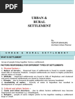 Settlement Types and Hierarchy Explained | PDF | City | Village