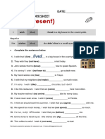 Atg Worksheet Wishpresent2 PDF