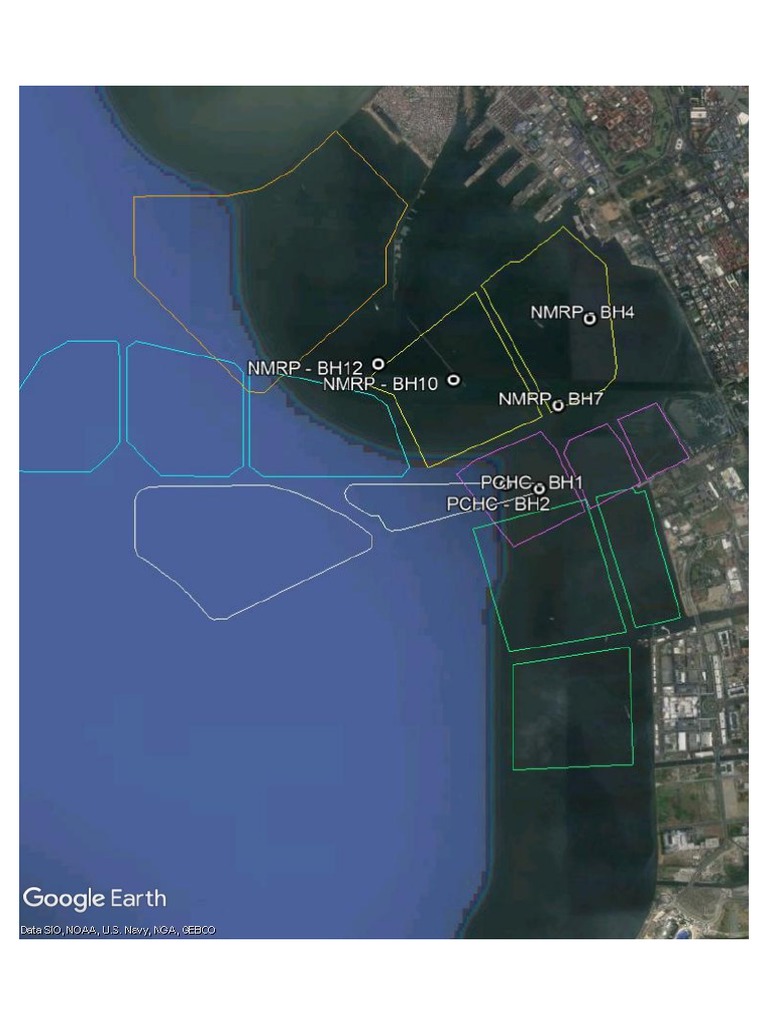 Manila Bay Reclamation Map | PDF
