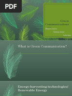 Green Communication Presentation