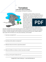 Tornadoes Comprehension PDF