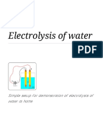 Electrolysis of Water - Wikipedia PDF