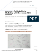 A Complete Beginners Guide To Digital Marketing. 2019 Edition (Digital Marketing PDF Included) PDF