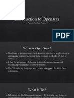 Introduction To Opensees-By Nazia Farzana