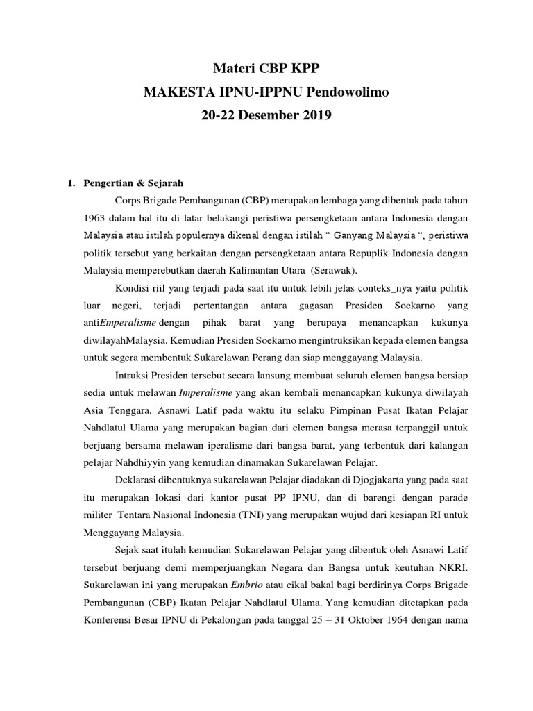 Materi Cbp Kpp Pdf
