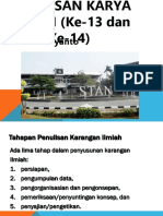 Karya Ilmiah Pert 13 & 14