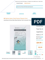 AmniCheck at Home Water Break Detection Test For Amniotic Fluid Pregnancy - FDA Registered, Fast and 99% Accurate - Includes 3 Tests - Pharmapacks