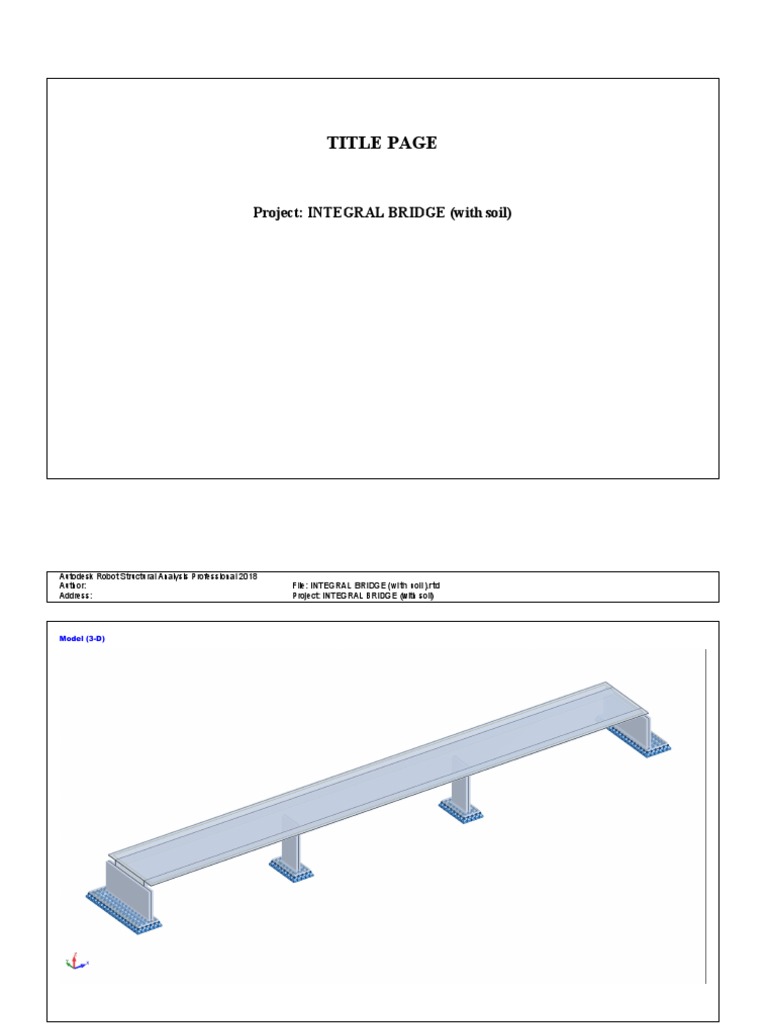 Bridge Analysis Pdf Computational Science Structural Analysis