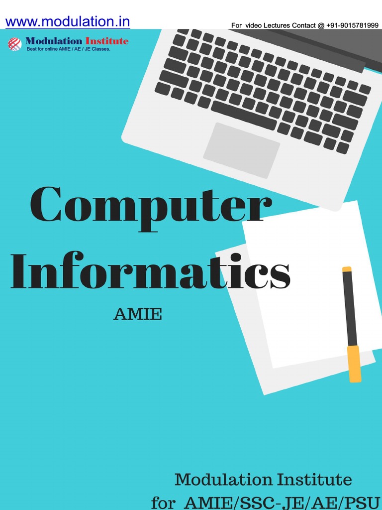 AMIE Sec-A Computer Informatics Sample Notes | PDF | Computing And ...