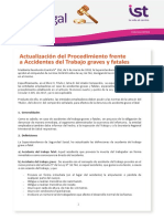 Boletin Ist Legal #40 Actualización Del Proc Frente A Acc Del Trab Graves y Fatales 1