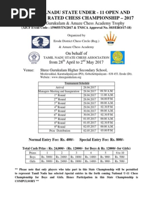 Chess Pamplet