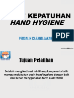 Audit Kepatuhan Hand Hygiene Perdalin Cabang Jakarta