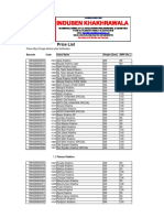 Price List