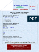 STA301 Midterm MCQs WithReferencesbyMoaaz PDF