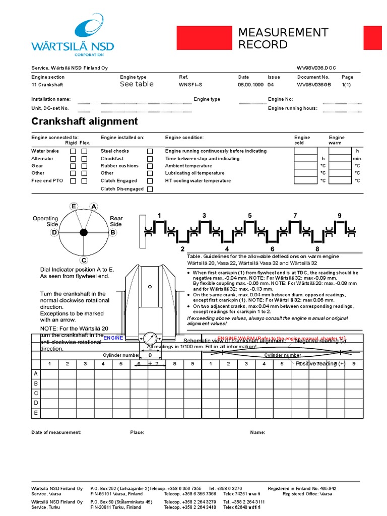 Crankshaft Alignment Measurement Clutch Vehicle Parts