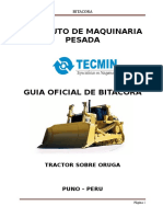 Bitacora de Tractor de Orugas Fiat Allis Ad14c