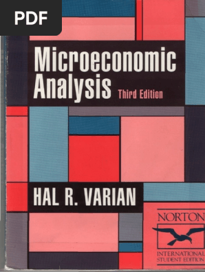 Microeconomic Analysis 第三版 Microeconomic Analysis, Third Edition: 9780393957358