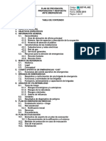 XX-SST-PL-002 Plan de Prevención, Preparación y Respuesta Ante Emergencias