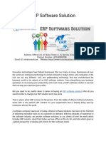 ERP Software Solution