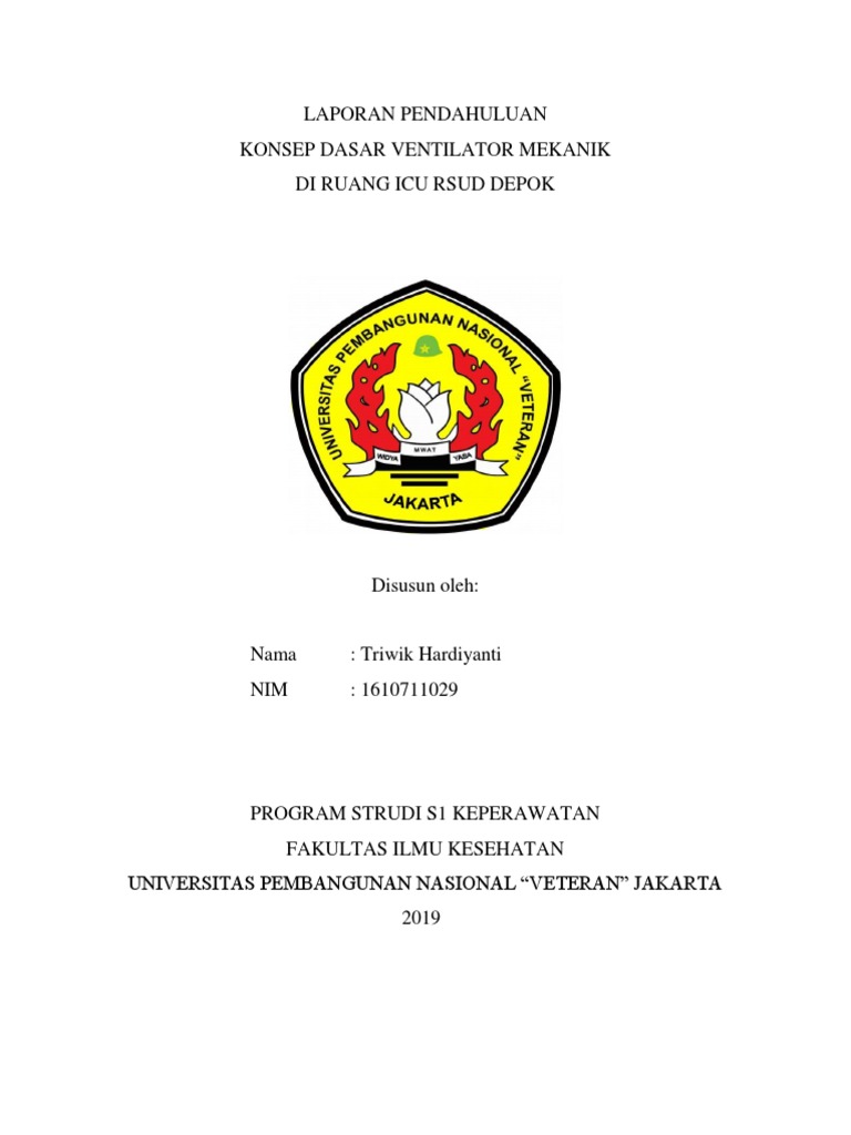 Panduan Ventilator Mekanik ICU RSUD Depok | PDF | Pengembangan Diri