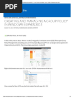 Creating and Managing A Group Policy in Windows Server 2016 - Windowstechpro Site