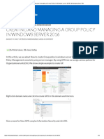 Creating and Managing A Group Policy in Windows Server 2016 - Windowstechpro Site