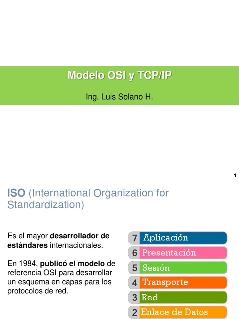 Comparativa Modelos OSI y TCP/IP | PDF | Modelo osi | Red de computadoras