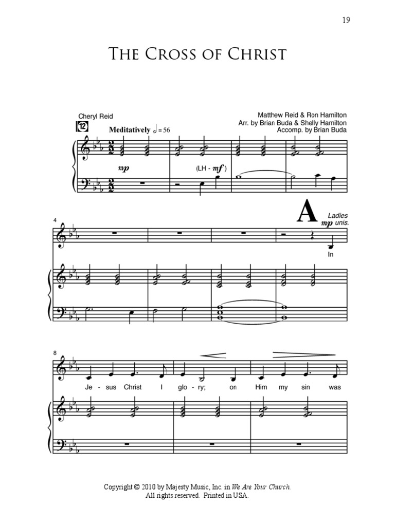 The Cross of Christ - SATB PDF | PDF