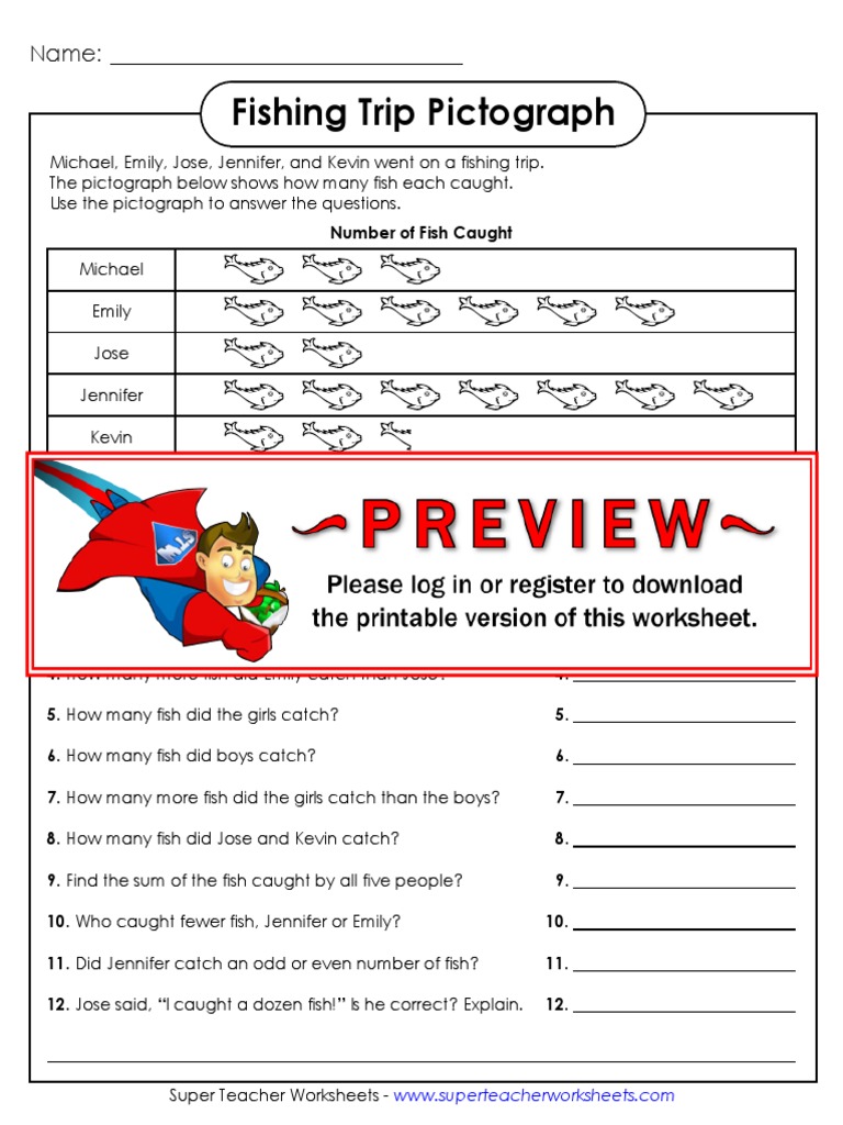 Fishing Pictograph PDF | PDF | Teaching Mathematics, image size:768x1024