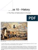 Class 10 - History - I. The Rise of Nationalism in Europe