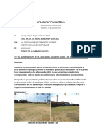 Cominicacion Interna Cancha Basurero