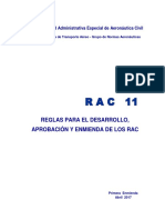 RAC 11 - Reglas para El Desarrollo, Aprobación y Enmienda de Los RAC