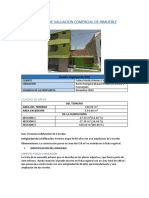 Informe de Valuacion Comercial de Inmueble