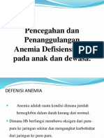 Pencegahan dan Pengobatan Anemia Defisiensi Besi