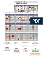 2019-2020 School Calendar