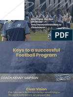 Keys To A Successful Football Program