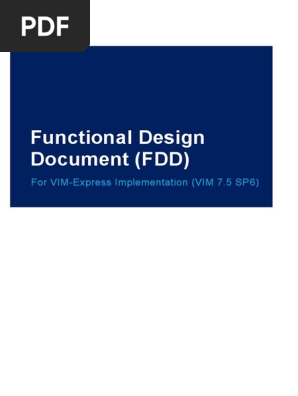 OpenText VIMX FDD