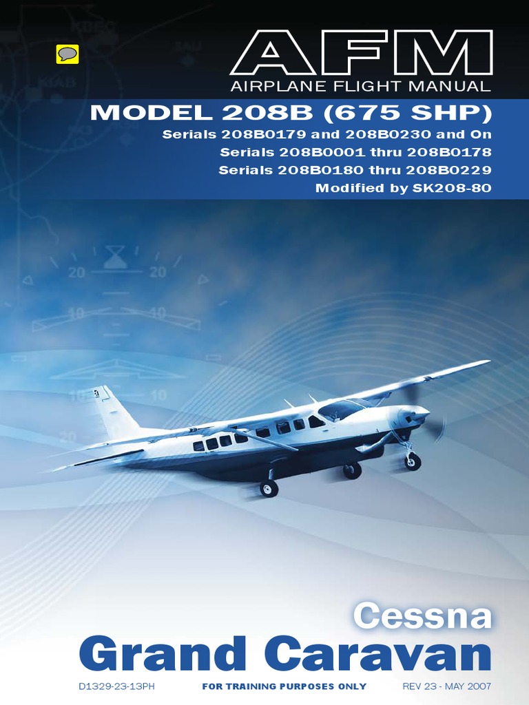 Airplane Flight Manual (1511 pages).pdf | Horsepower | Takeoff