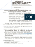 Pengumuman Lulus Seleksi Berkas Casn 2019 PDF