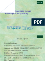 Ims-Db: Information Management System DB Concepts & Programming