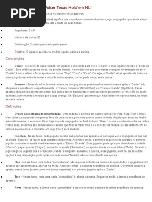 Hierarquia poker texas holdem rules
