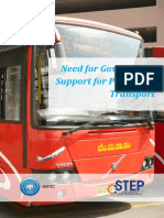 CSTEP Need For Government Support For Public Bus Transport Report 2015