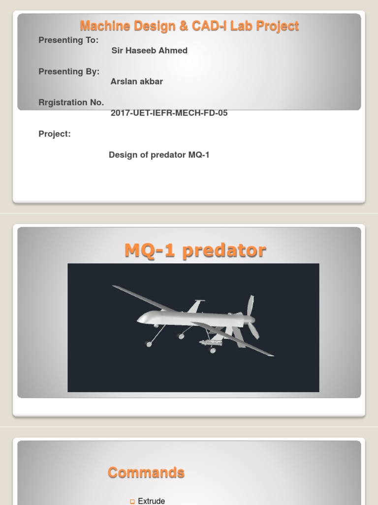MQ-1 Predator Design Project Overview | PDF | Business | Computers