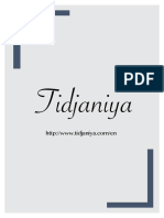 Tidjaniya Website Articles 2019 (Nov)