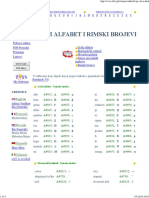 Grčki Alfabet I Rimski Brojevi PDF