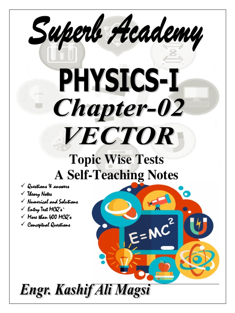 Physics XI Vectors and Scalars Notes SINDH PDF Euclidean Vector