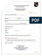 Application For Graduation Graduate Certificates Only Rev20191015