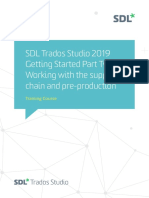 SDL Trados Studio Getting Started Part 2 sp1