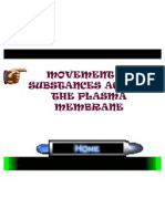 Bio f4 Chap 3 Movement of Substances Across the Plasma Membrane